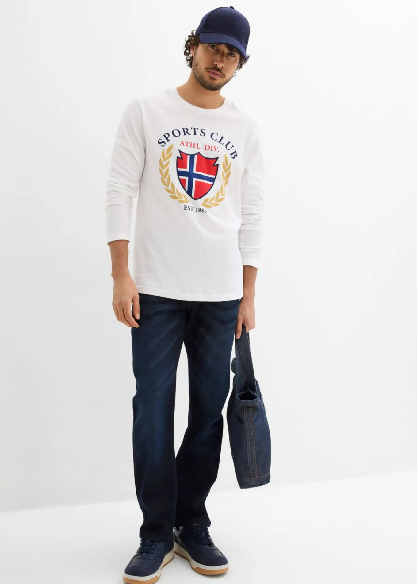 Camiseta de manga larga de algodón puro