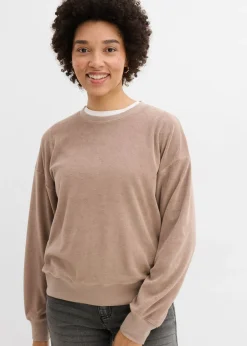Camiseta de manga larga de felpa