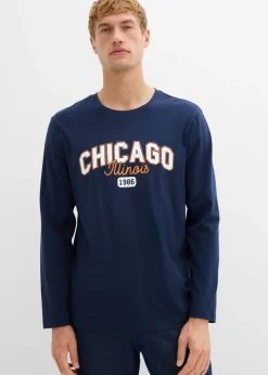 Camiseta de manga larga de algodón orgánico puro (2 unidades)
