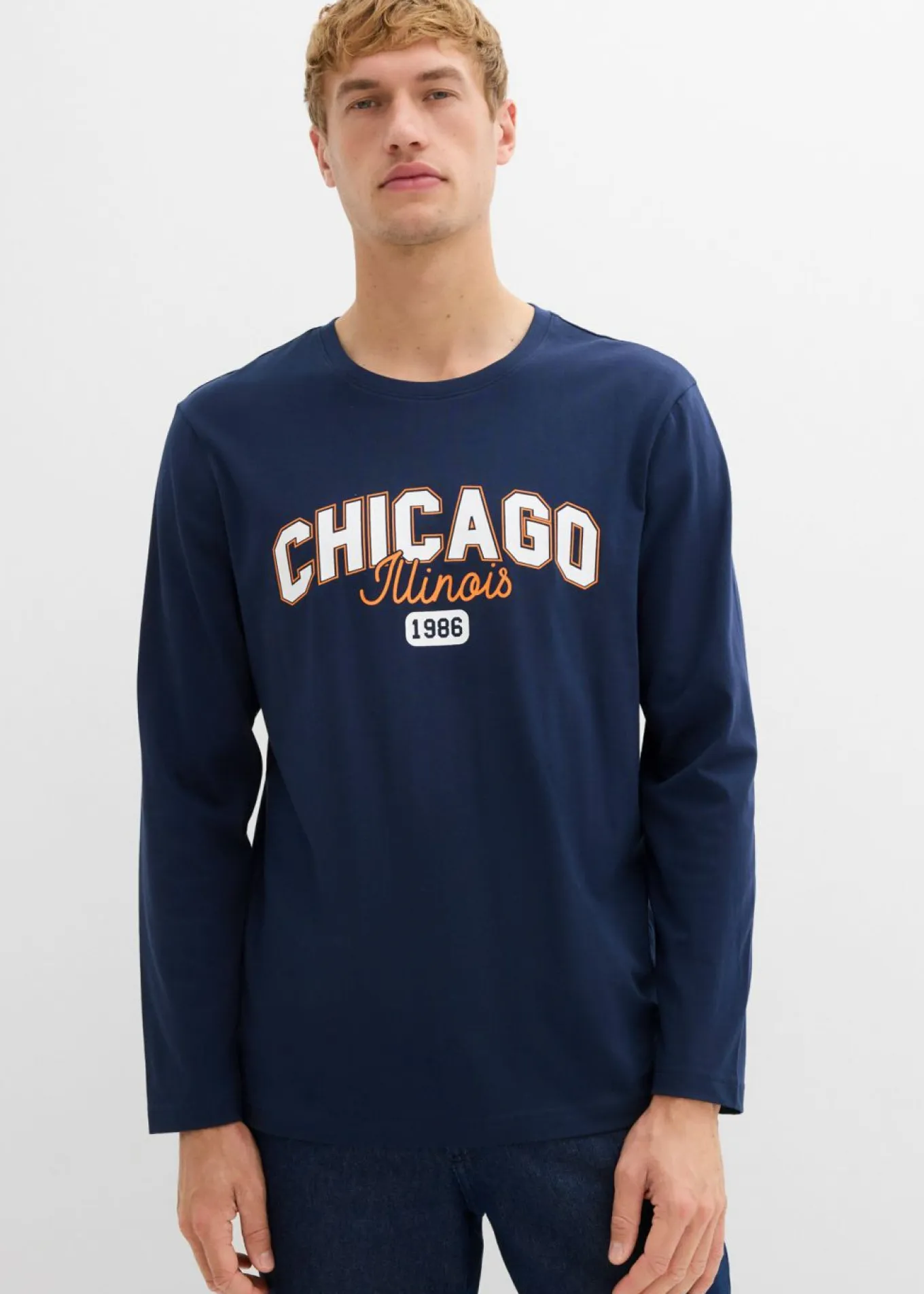 Camiseta de manga larga de algodón orgánico puro (2 unidades)