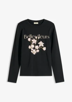 Camiseta de manga larga de algodón orgánico