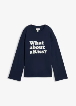 Camiseta de manga larga de algodón pesado