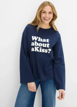 Camiseta de manga larga de algodón pesado