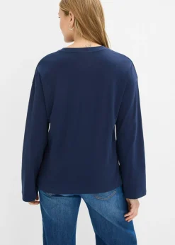 Camiseta de manga larga de algodón pesado