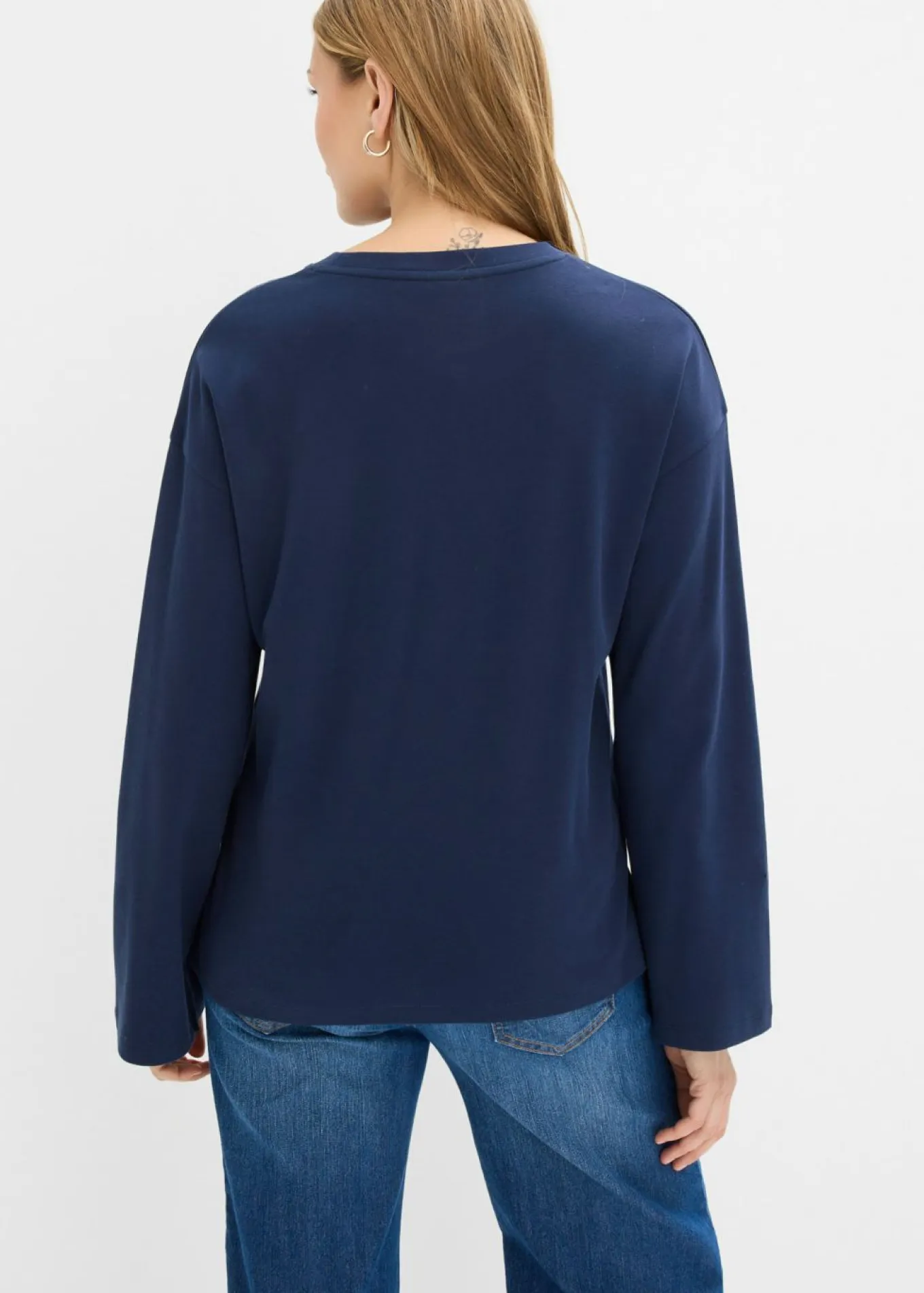 Camiseta de manga larga de algodón pesado