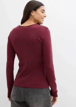 Camiseta de manga larga de algodón puro