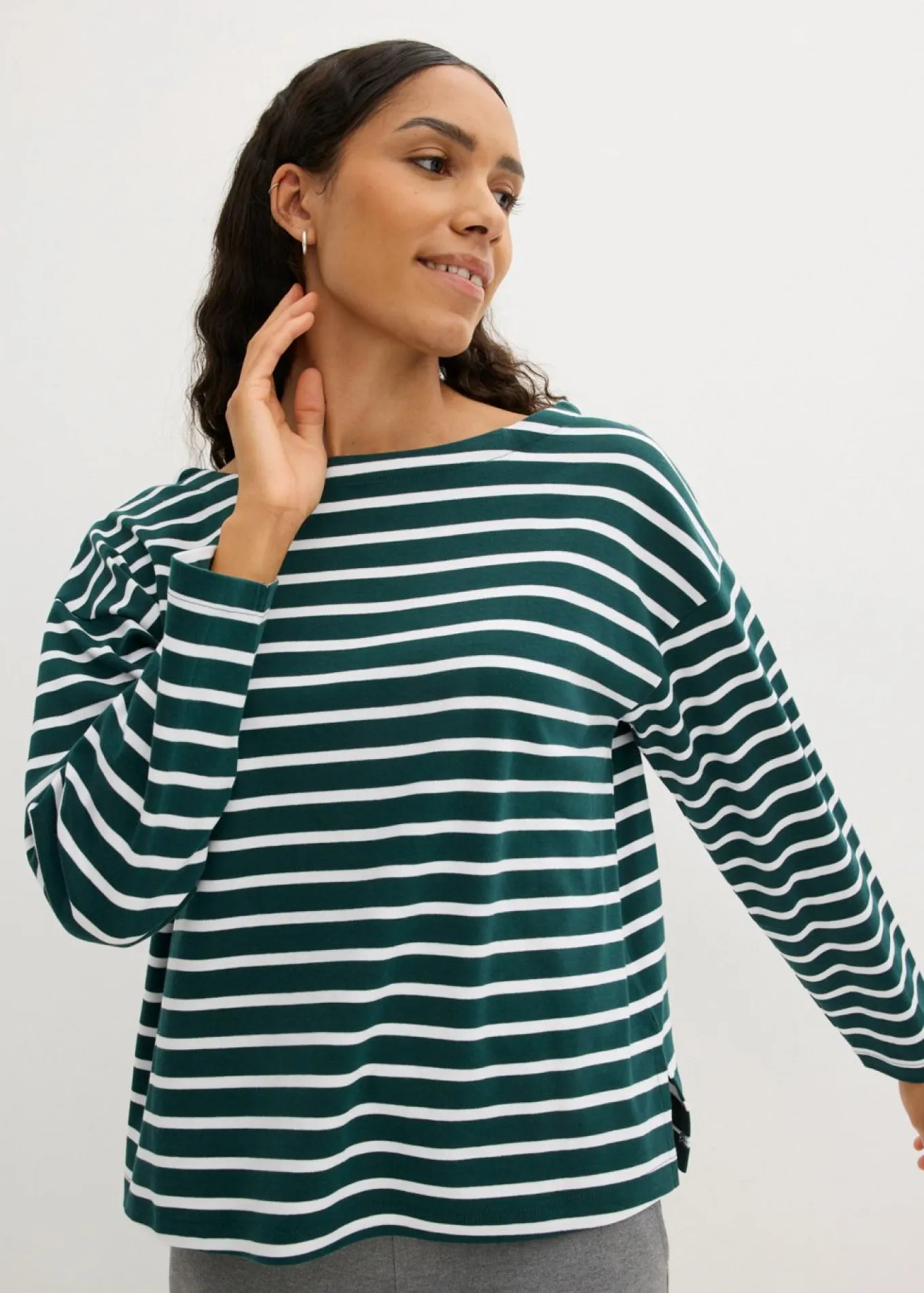 Camiseta de manga larga de algodón orgánico puro (2 unidades)