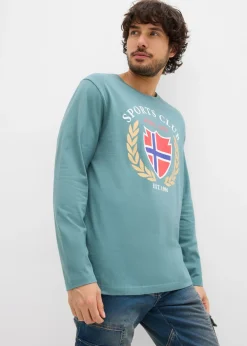 Camiseta de manga larga de algodón puro