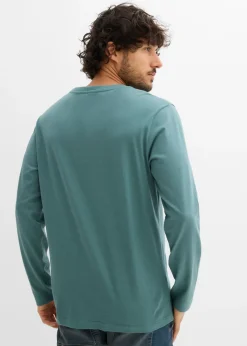 Camiseta de manga larga de algodón puro