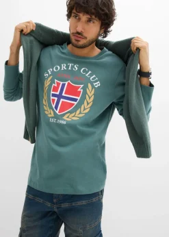 Camiseta de manga larga de algodón puro