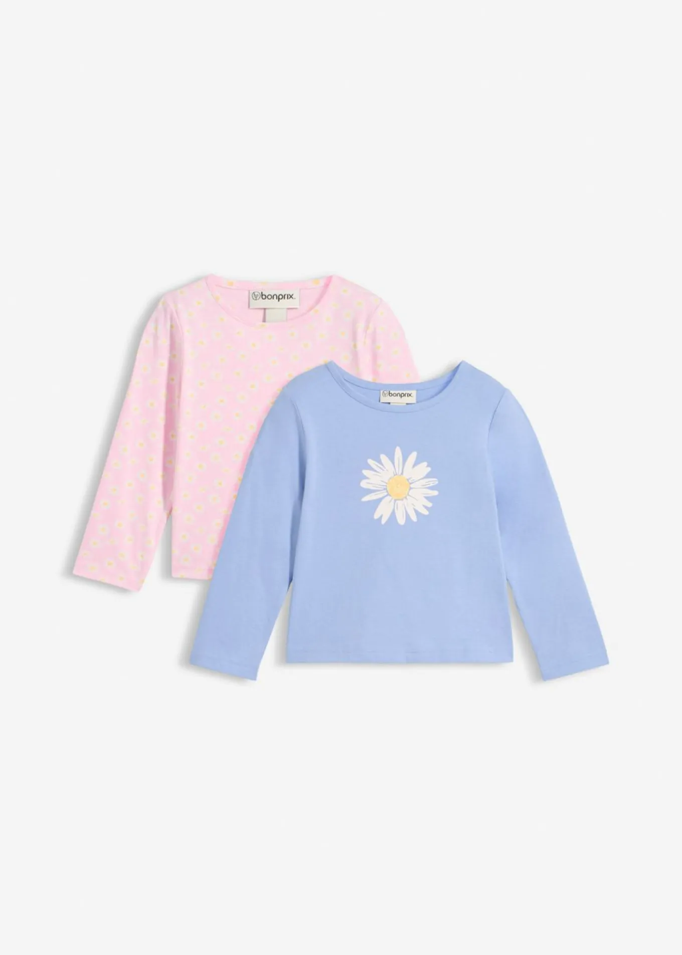 Camiseta de manga larga de algodón orgánico puro (2 unidades)