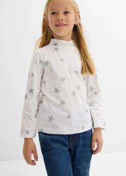 Camiseta de manga larga de mezcla de algodón orgánico elástico (2 unidades)
