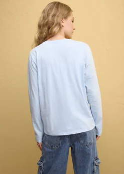 Camiseta de manga larga de Hello Kitty de algodón puro