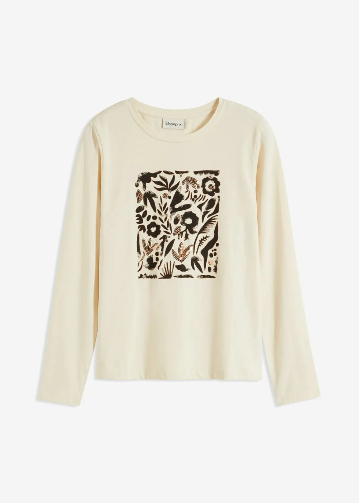 Camiseta de manga larga de algodón orgánico