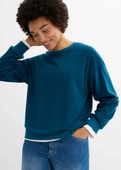 Camiseta de manga larga de felpa