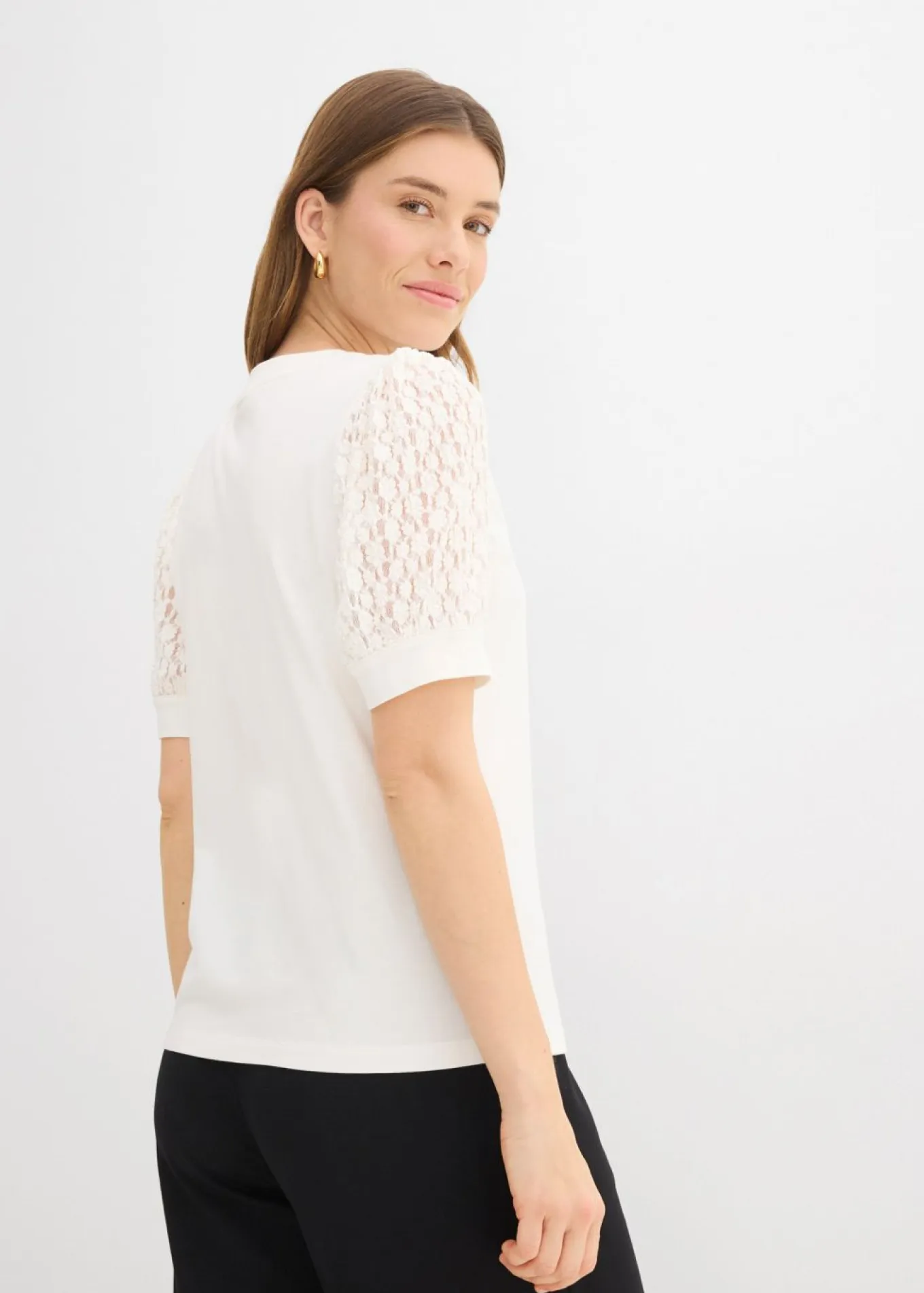 Camiseta de mezcla de algodón