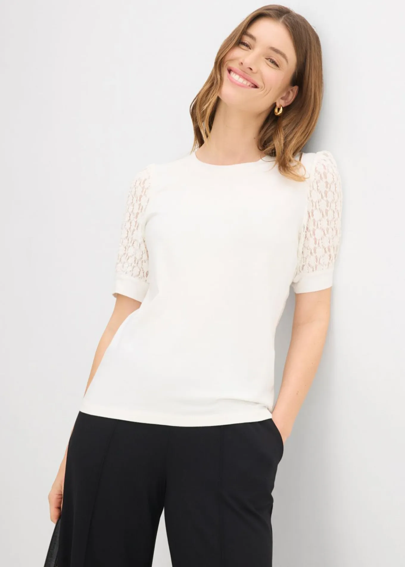 Camiseta de mezcla de algodón