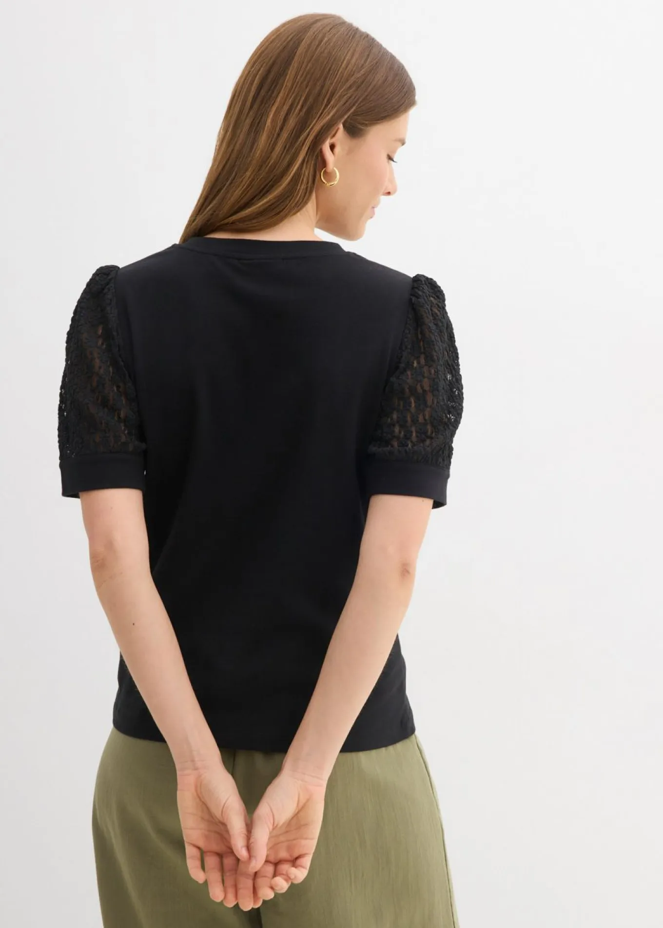 Camiseta de mezcla de algodón