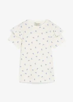 Camiseta de mezcla de algodón orgánico elástico