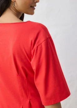 Camiseta de mezcla de algodón