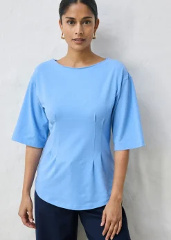 Camiseta de mezcla de algodón