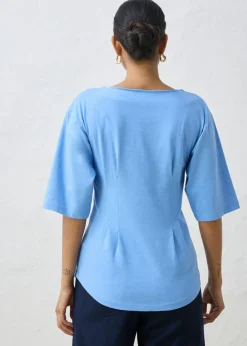 Camiseta de mezcla de algodón