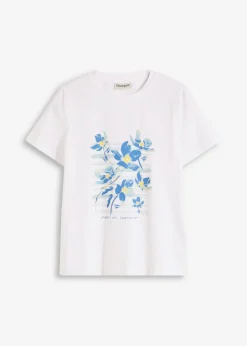 Camiseta de mezcla de algodón elástico