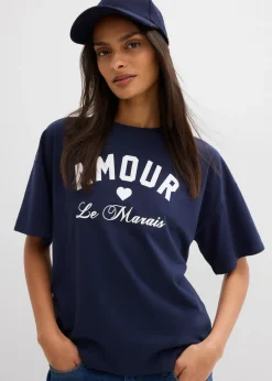 Camiseta de mezcla de algodón elástico