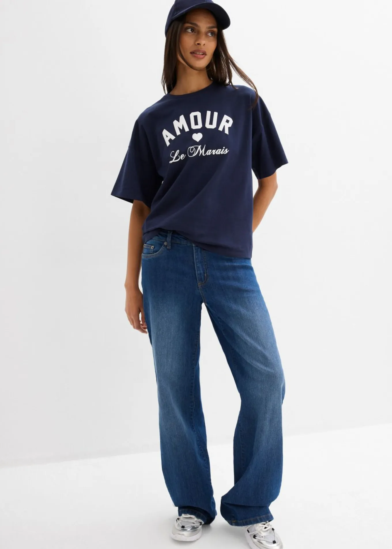 Camiseta de mezcla de algodón elástico