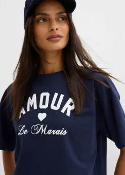 Camiseta de mezcla de algodón elástico