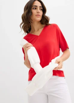 Camiseta de mezcla de viscosa