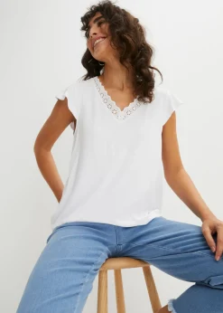 Camiseta de mezcla de viscosa