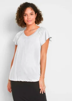 Camiseta de mezcla de viscosa