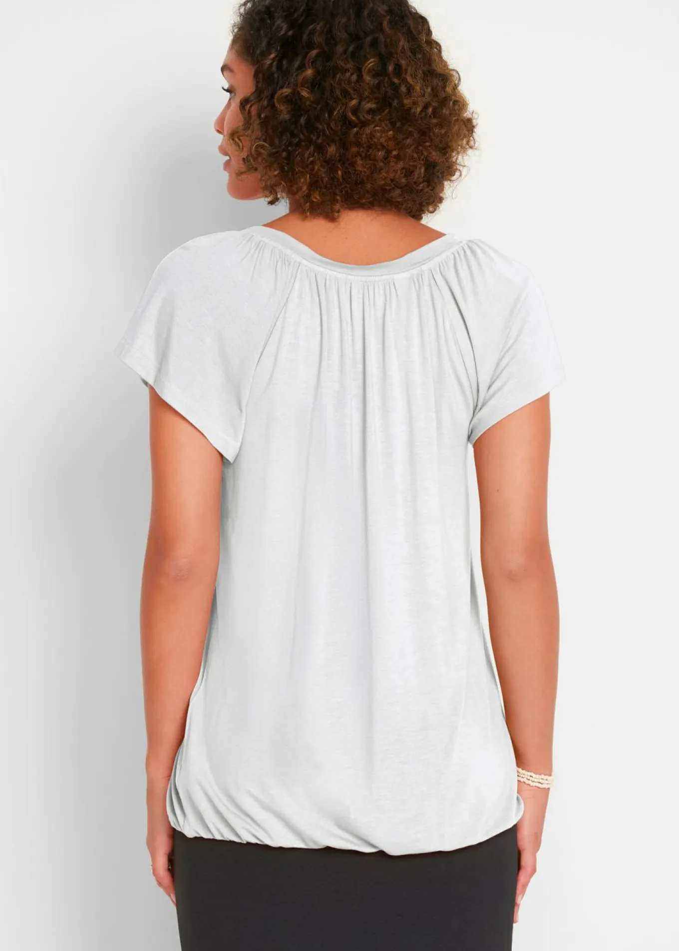 Camiseta de mezcla de viscosa