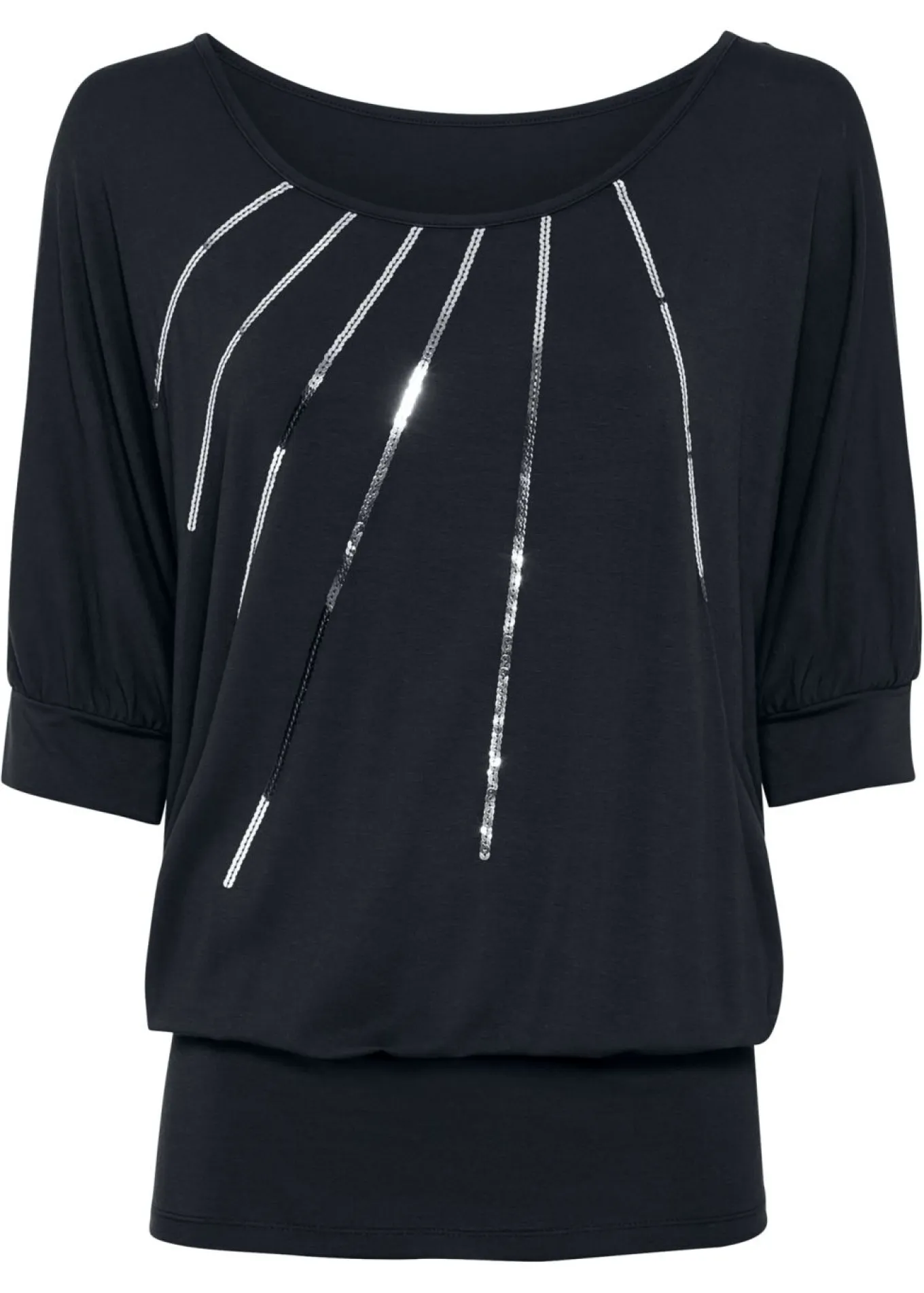 Camiseta de mezcla de viscosa fluida