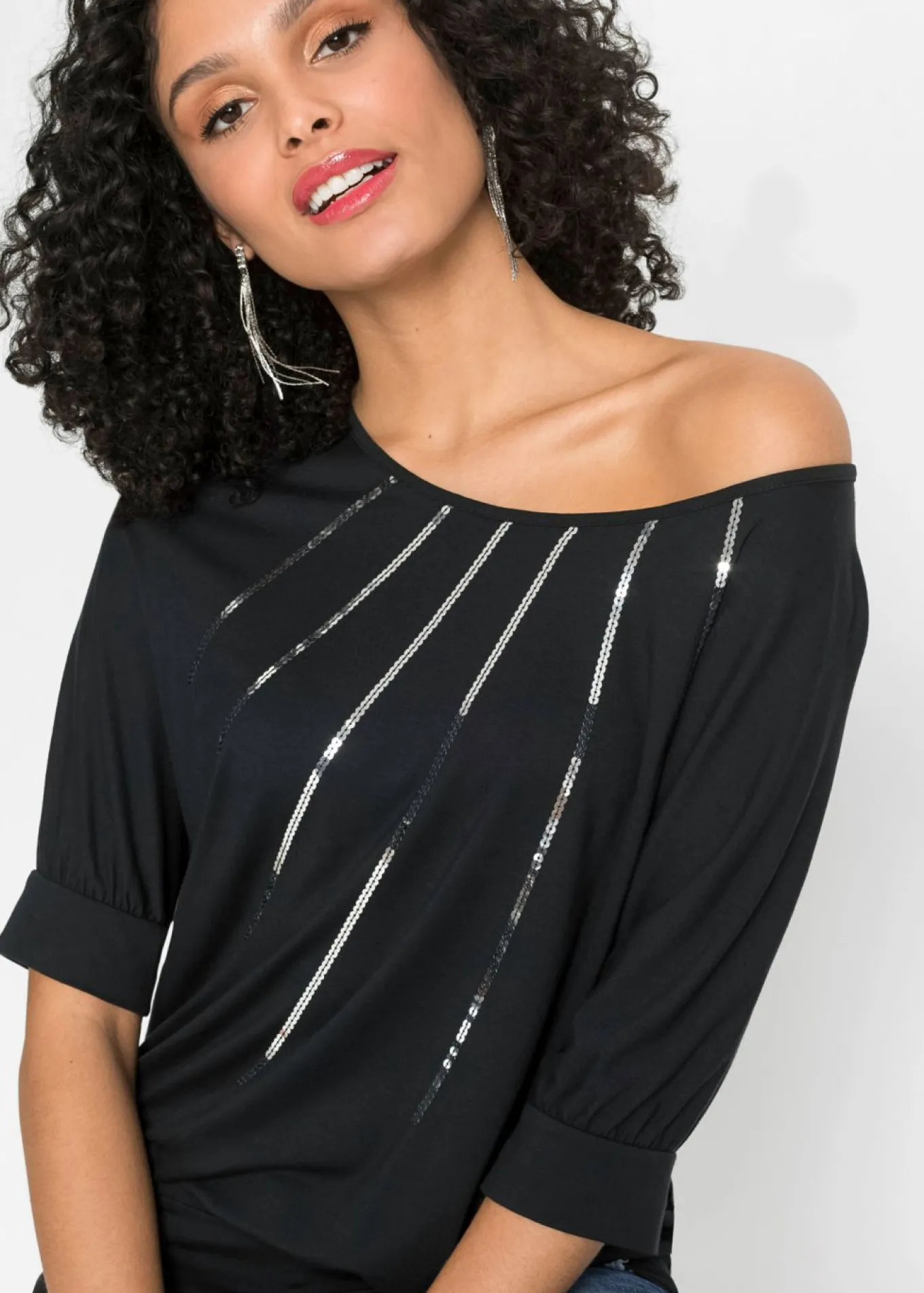 Camiseta de mezcla de viscosa fluida