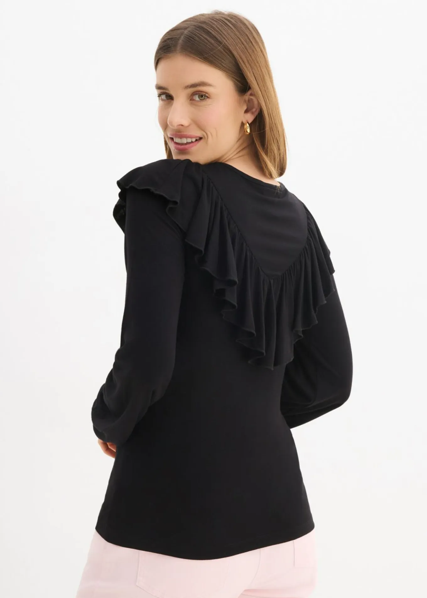 Camiseta de mezcla de viscosa
