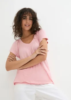 Camiseta de mezcla de viscosa