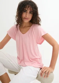 Camiseta de mezcla de viscosa