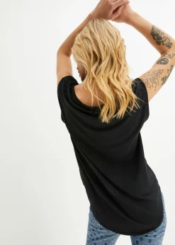 Camiseta de mezcla de viscosa