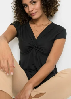 Camiseta de mezcla de viscosa