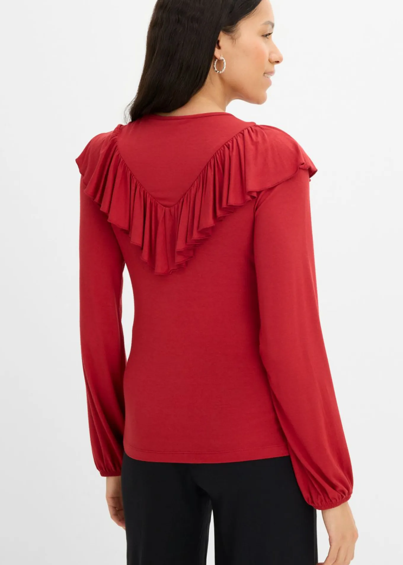 Camiseta de mezcla de viscosa