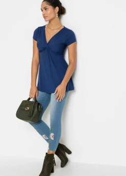 Camiseta de mezcla de viscosa