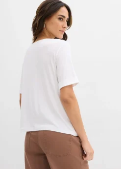 Camiseta de mezcla de viscosa