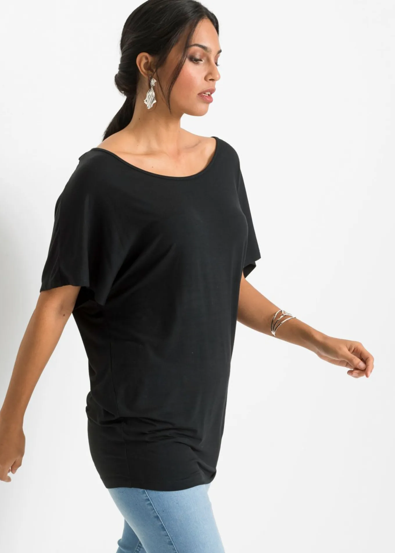 Camiseta de mezcla de viscosa