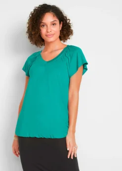 Camiseta de mezcla de viscosa