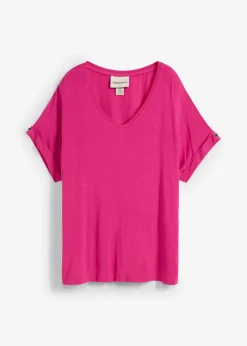 Camiseta de mezcla de viscosa fluida