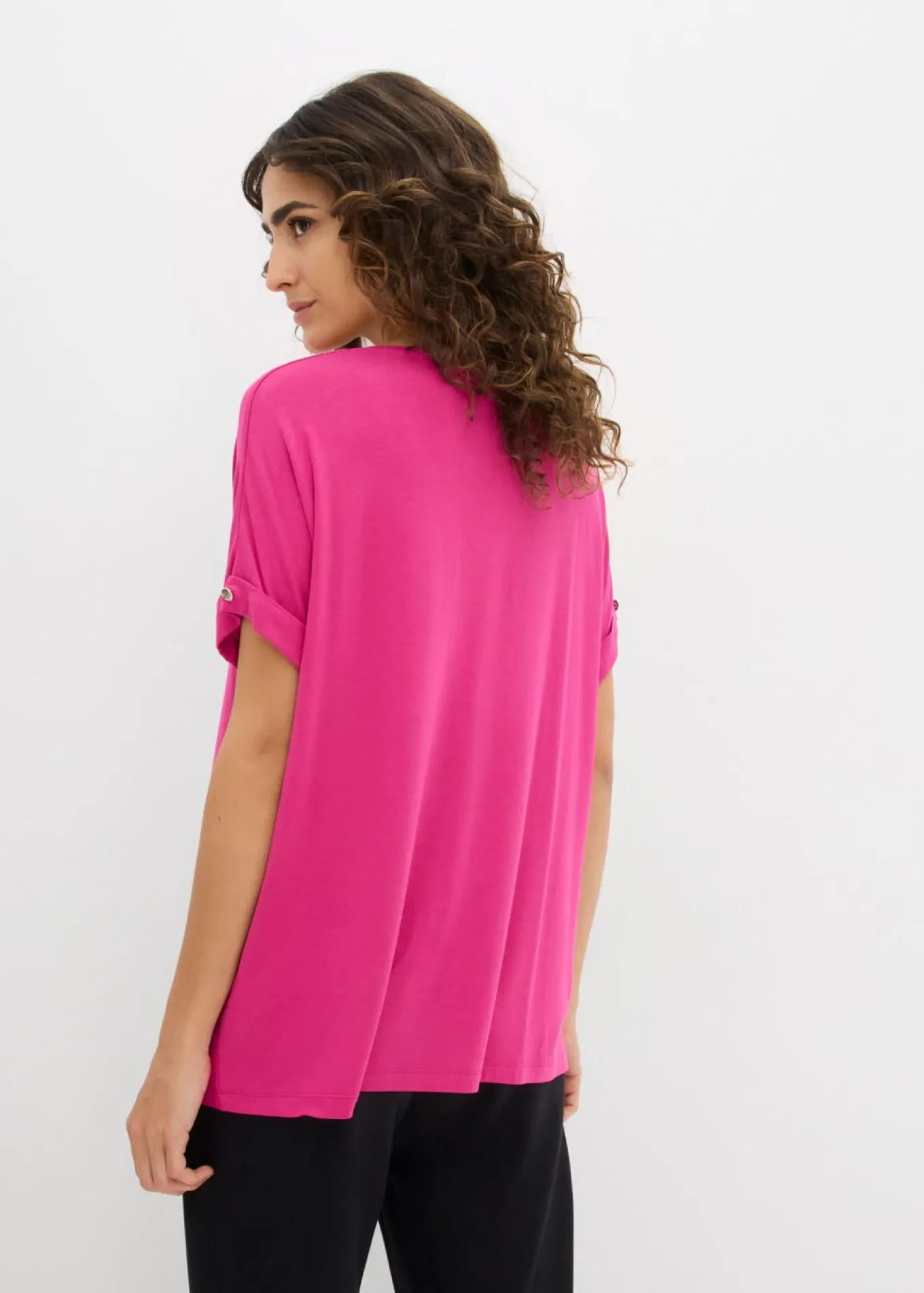 Camiseta de mezcla de viscosa fluida