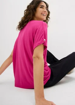 Camiseta de mezcla de viscosa fluida