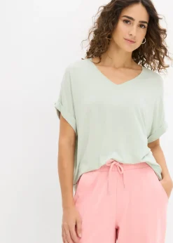 Camiseta de mezcla de viscosa fluida